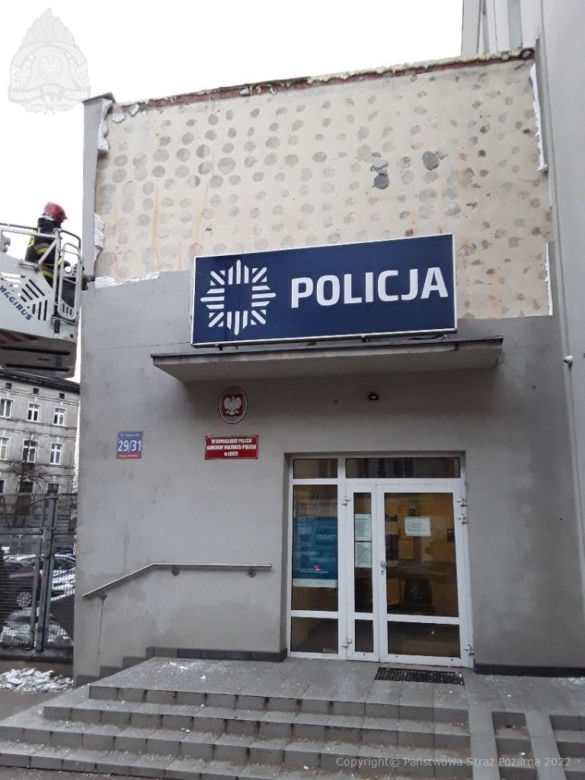 Skutki wichur w Łodzi