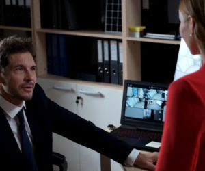 M jak miłość odc. 1929. Elżbieta Domańska (Katarzyna Dąbrowska), Marcin (Mikołaj Roznerski)