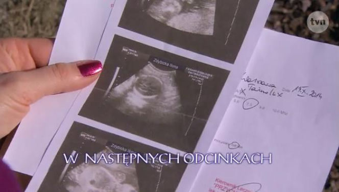 Na Wspólnej po wakacjach 2014. Ilona Zdybicka (Anna Samusionek) w ciąży