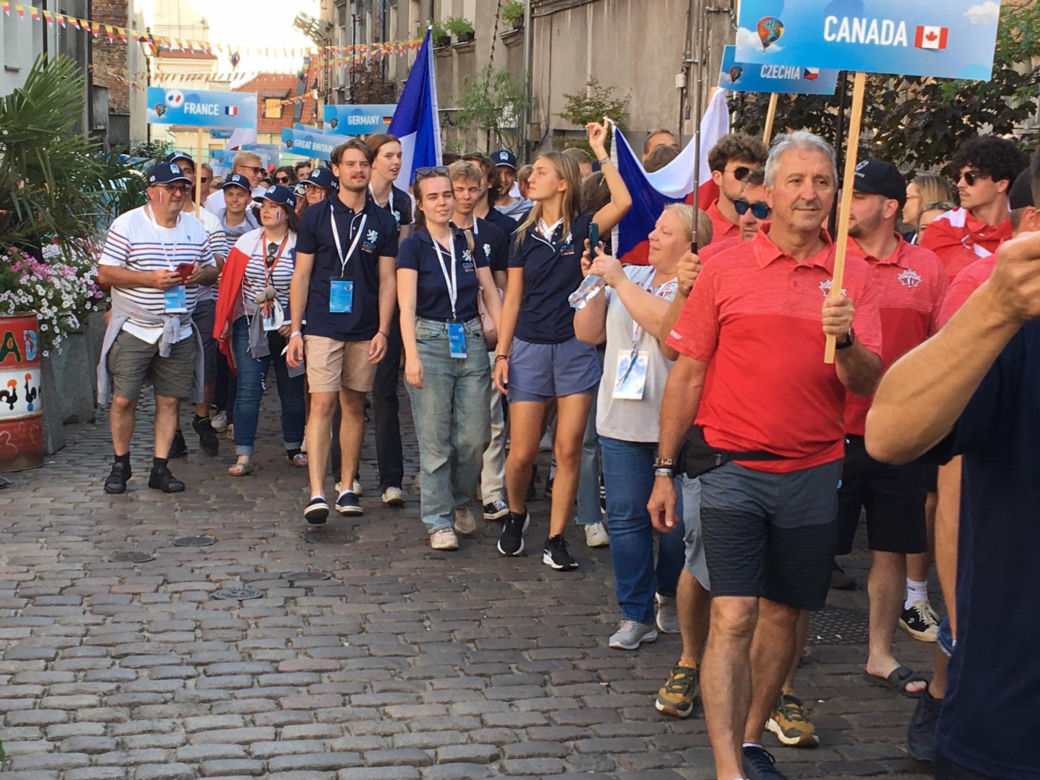 Parada z okazji otwarcia Balonowych Mistrzostw Świata Juniorów w Grudziądzu