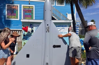 Znaleziony dron to amerykański LUCAS (Low-Cost Uncrewed Combat Attack System)