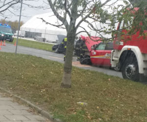 Wypadek na ul. Szafera