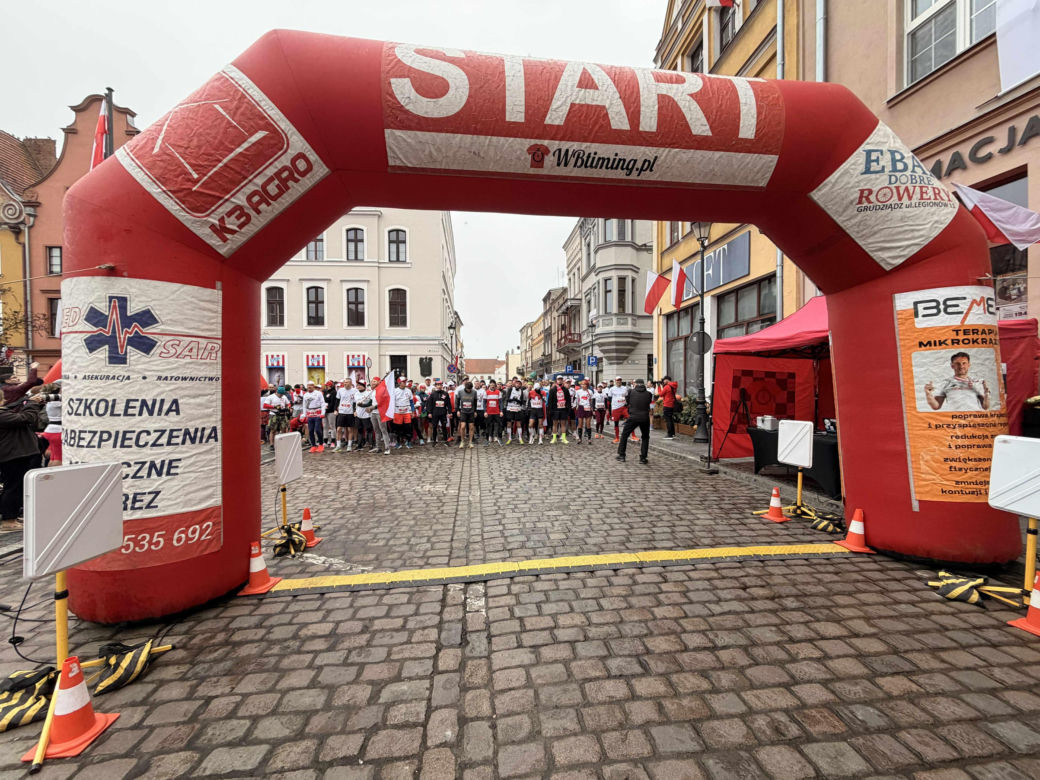 Bieg Niepodległości powrócił do Grudziądza. 300 biegaczy na starcie