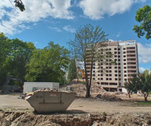 Rozbiórka Domu Marynarza - maj 2020