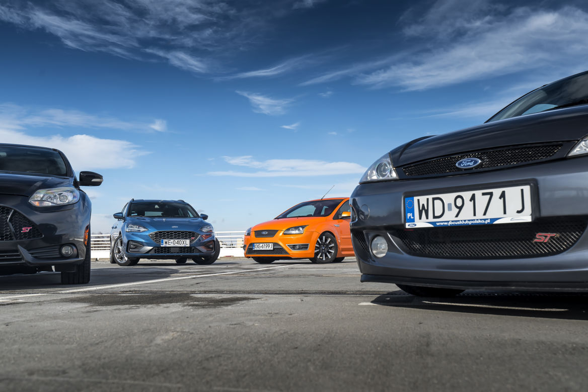 Ford Focus ST - cztery generacje hot-hatcha