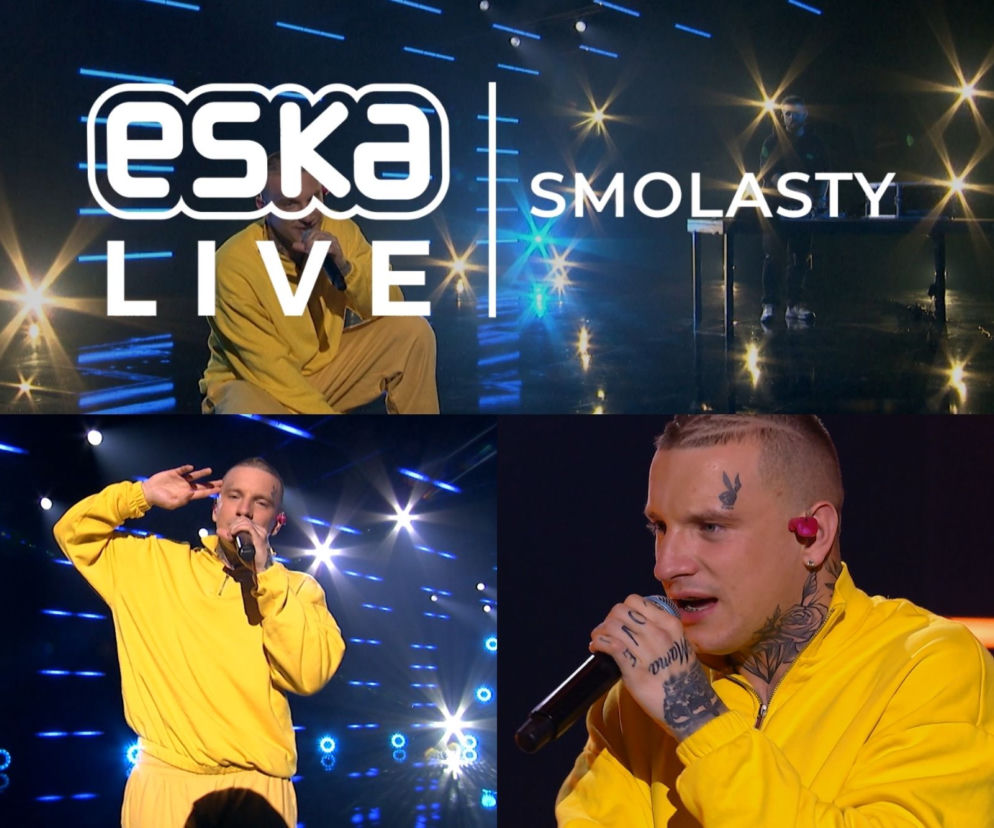 Smolasty w ESKA Live zaśpiewał megahity. To pierwszy TAKI koncert rapera!