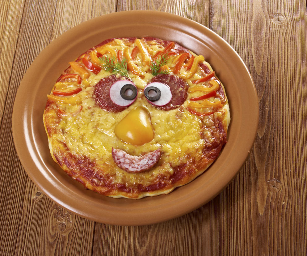 Pizza Twarz - przepis dla dzieci
