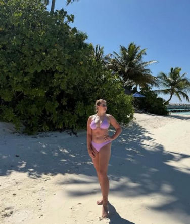 Jelena Ostapenko na wakacjach