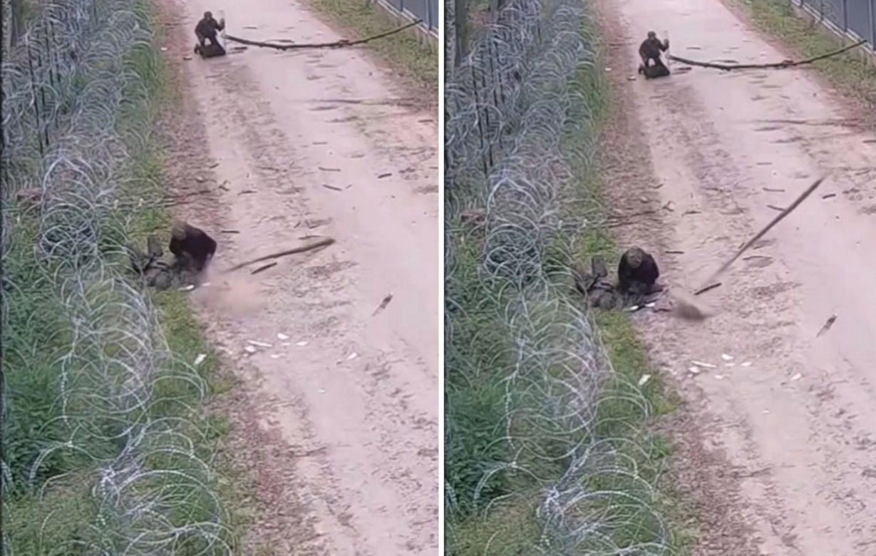 Polski żołnierzy ugodzony nożem. Brutalne starcia z migrantami na granicy polsko-białoruskiej [ZDJĘCIA].