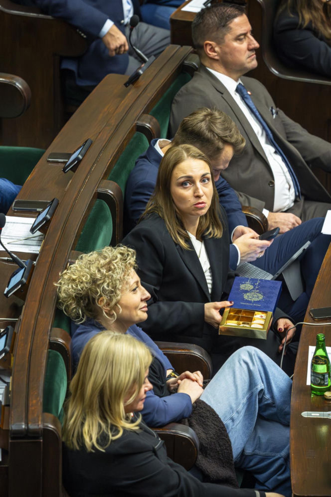 Noworoczna rewia mody w Sejmie