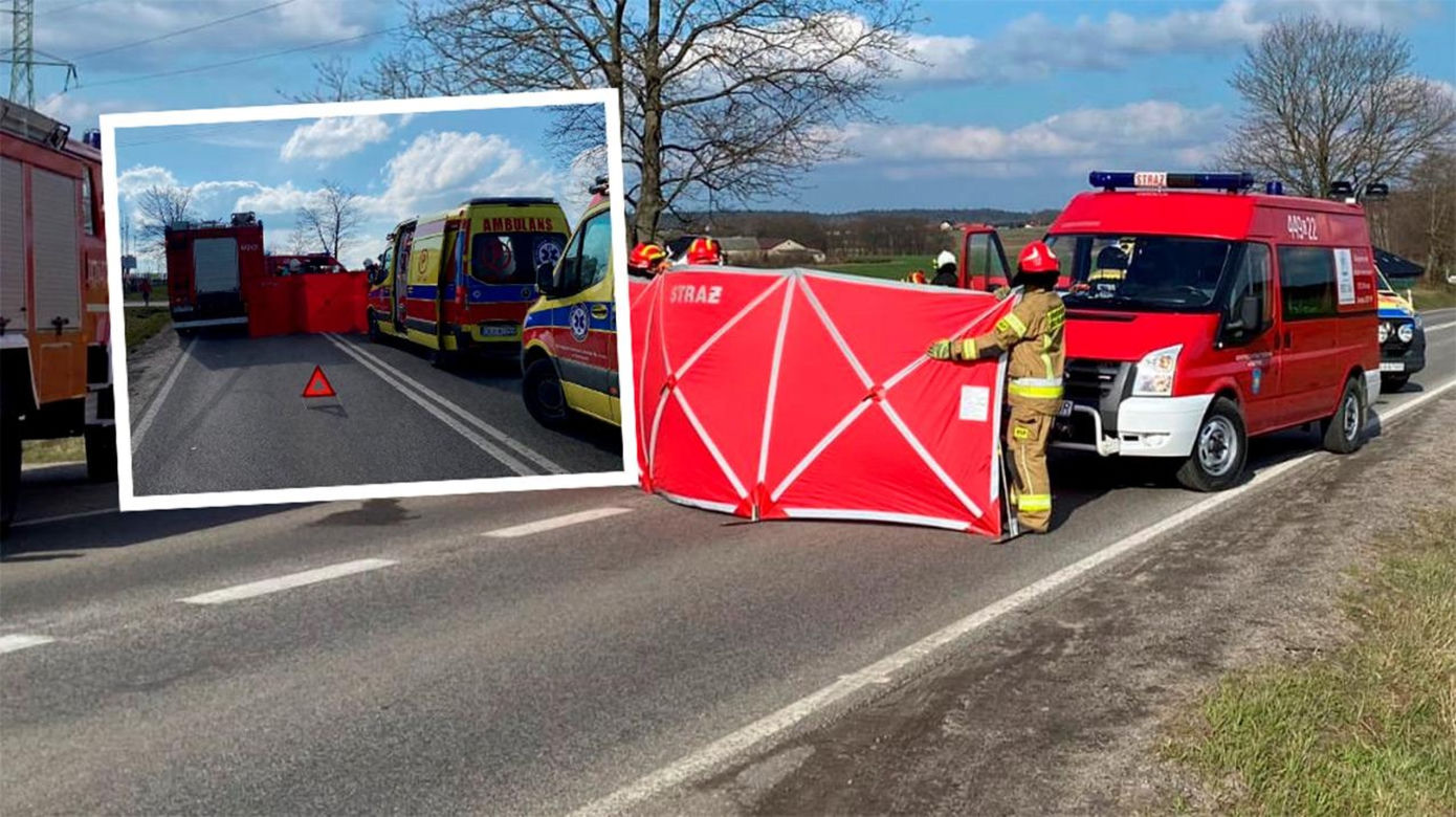 Starkowa Huta. 20-latka nie żyje. Motorower zderzył się z volkswagenem