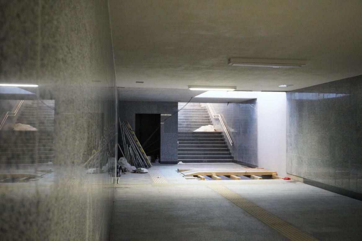 Tunel pieszo-rowerowy przy dworcu PKP w Białymstoku