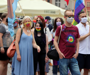 Demonstracja Nie damy się zastraszyć w Toruniu