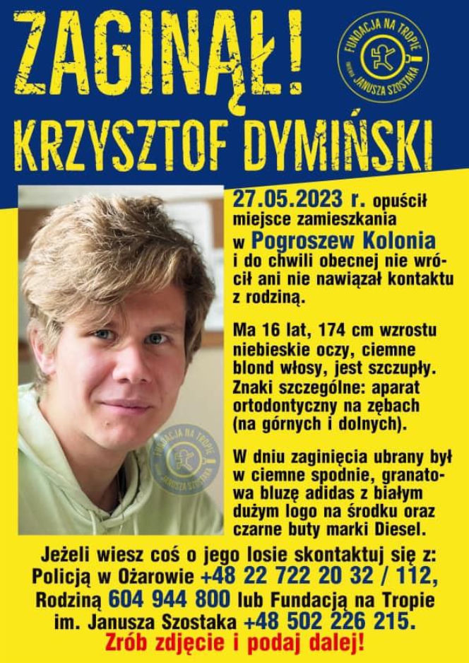 Odnalazł już co najmniej cztery ciała, ale nie syna. Koszmar rodziny Dymińskich trwa