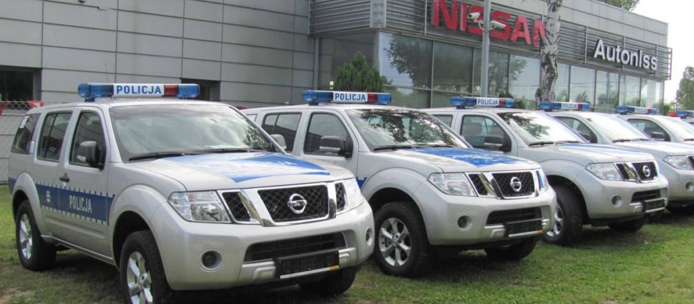 Nowe radiowozy Nissan Pathfinder dla policji
