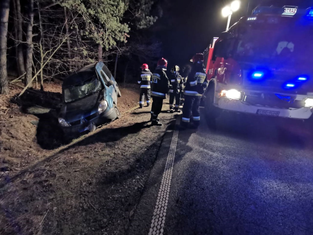 Wypadek w miejscowości Karczmy