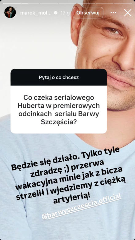 Barwy szczęścia. Q&A Marek Molak