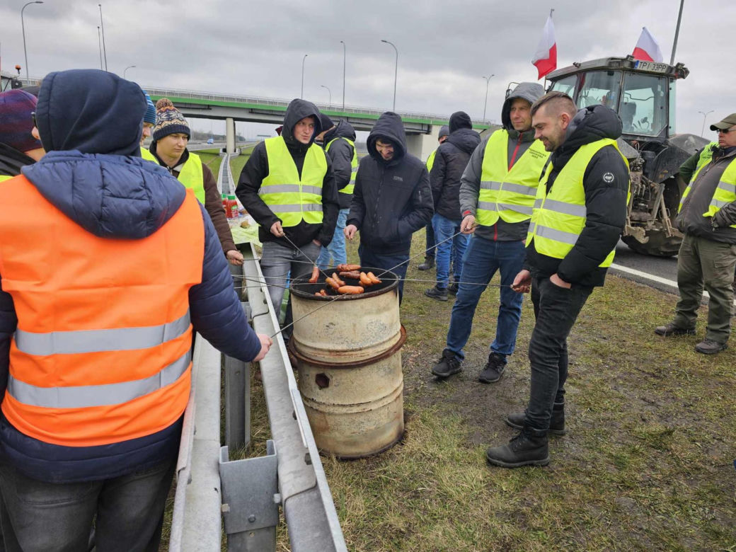 Protest rolników na Podkarpaciu