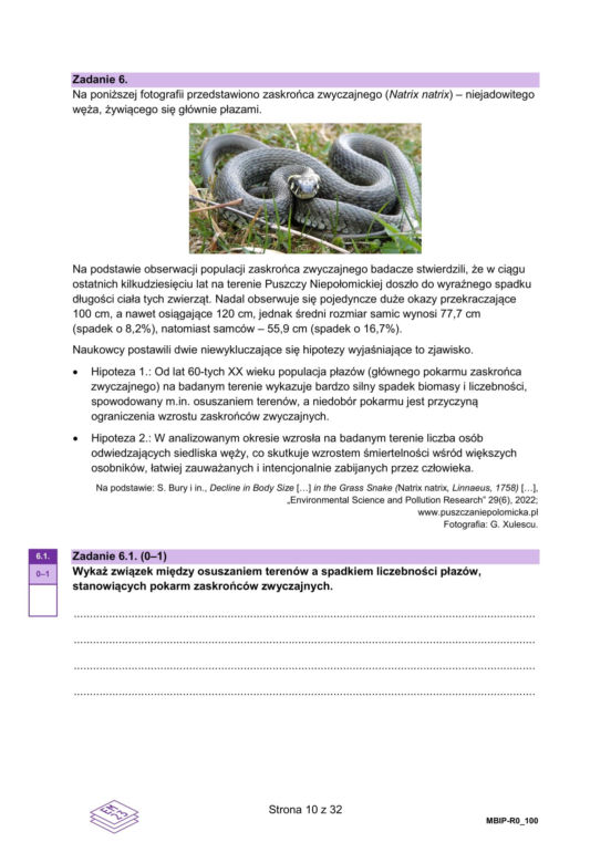 Matura 2025 - biologia