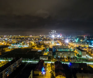 Sylwester 2019/2020 na Śląsku na zdjęciach z drona. Było pięknie. Zobaczcie [GALERIA]