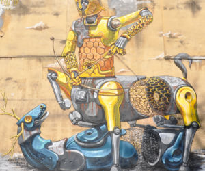 Mural przy ul. Dolnej