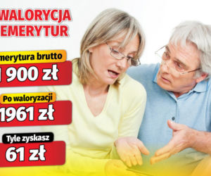 Waloryzacja emerytur 3,22 proc.