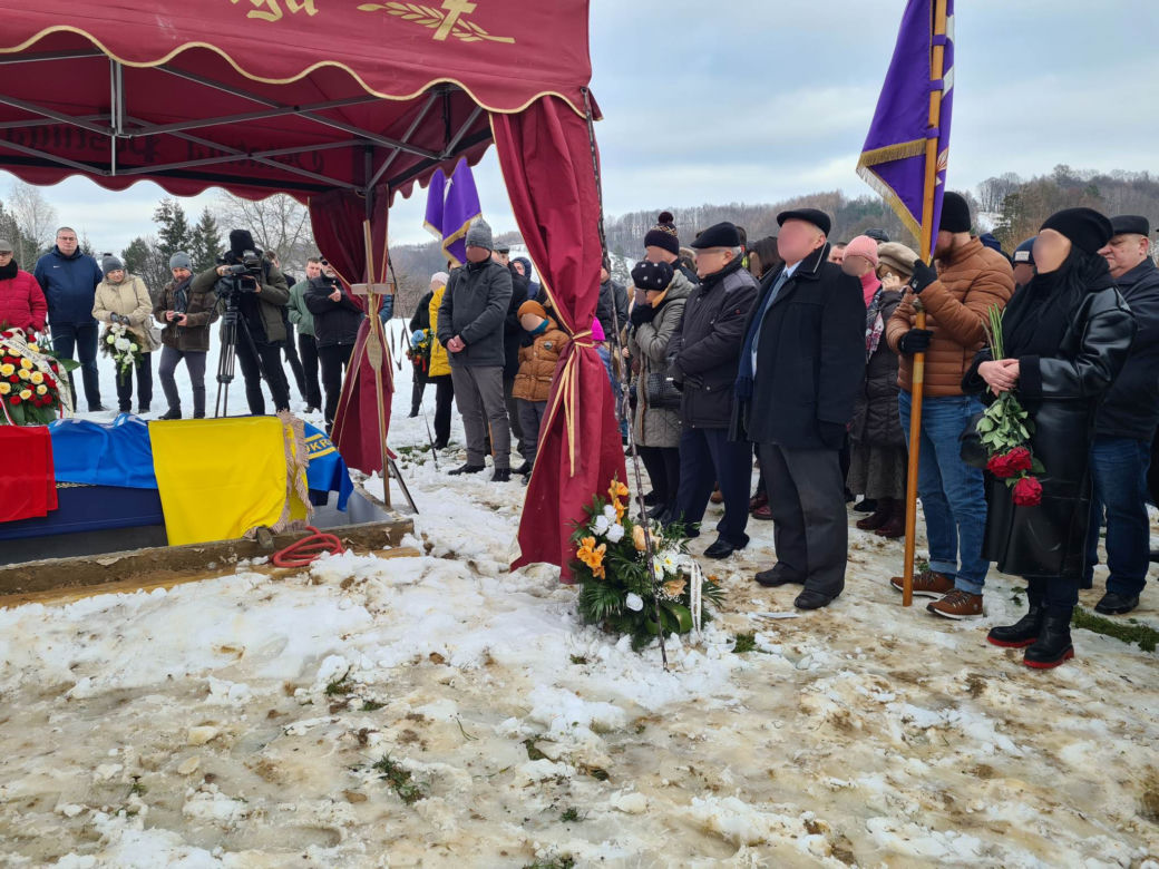 Pożegnali Janusza z Dynowa, który zginął walcząc o wolną Ukrainę