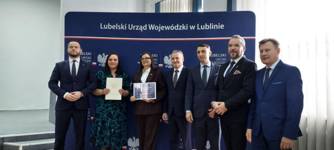 Podpisanie umów na dofinansowanie zadania drogowe