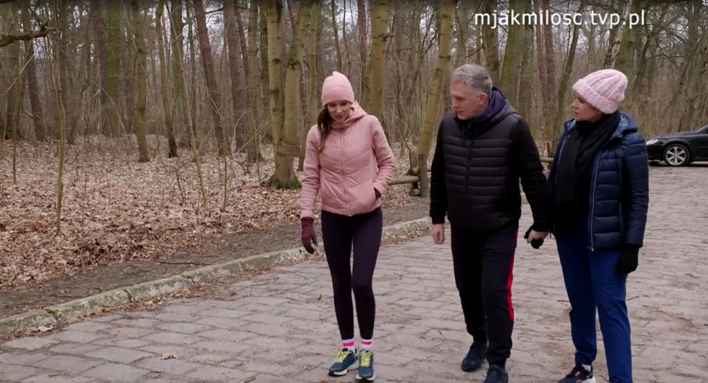 M jak miłość. Marysia (Małgorzata Pieńkowska), Ewa Kalinowska (Anna Kerth), Artur Rogowski (Robert Moskwa)