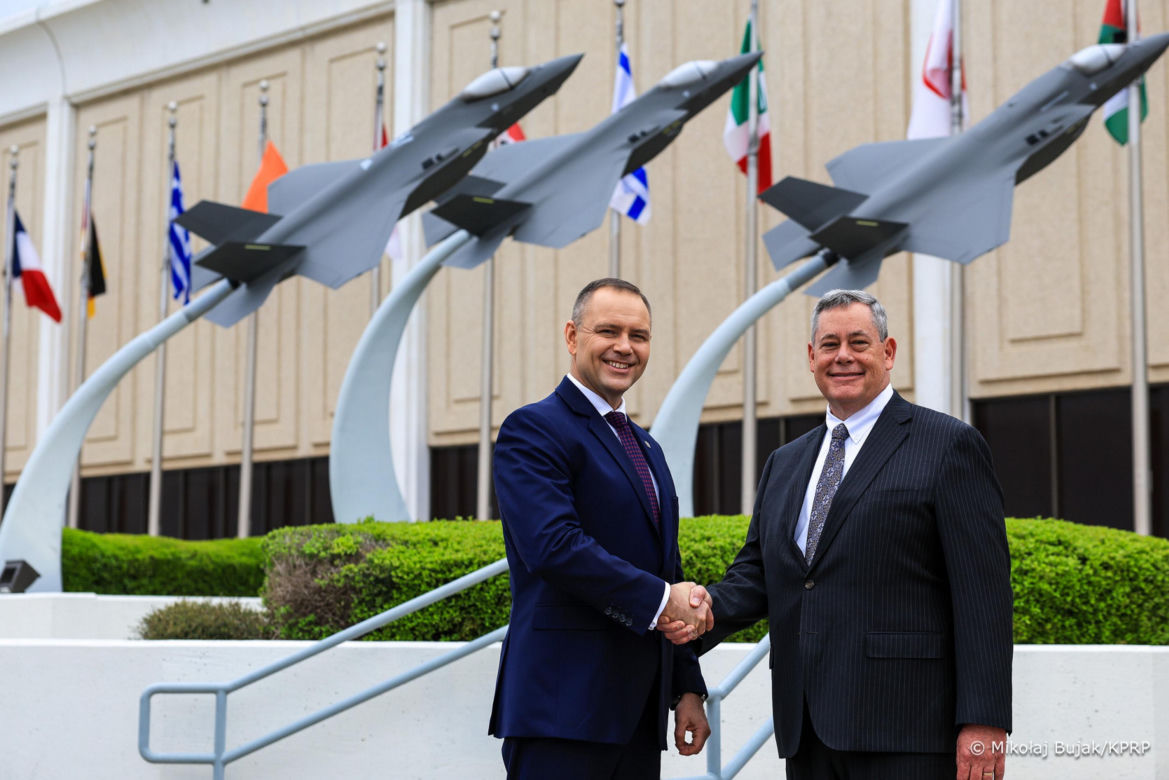 Nawrocki w zakładach Lockheed Martin
