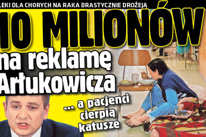 10 milionów na reklamę Arłukowicza