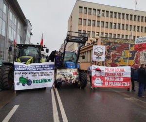 Rolnicy z regionu Siedleckiego protestowali w Siedlcach