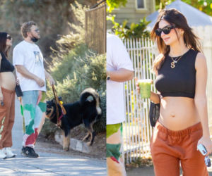 Emily Ratajkowski w ciąży i jej mąż Sebastian Bear-McClard