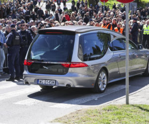 Politycy na pogrzebie Łukasza Litewki