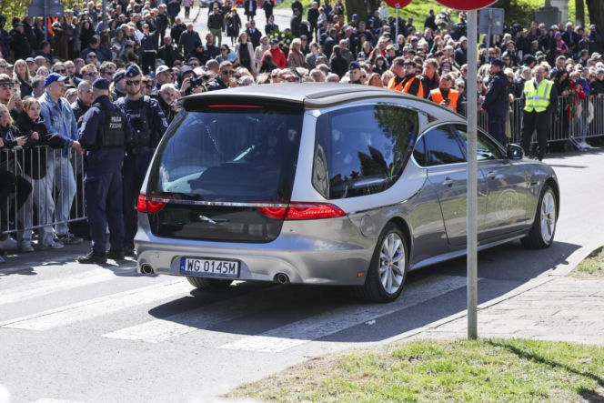 Politycy na pogrzebie Łukasza Litewki