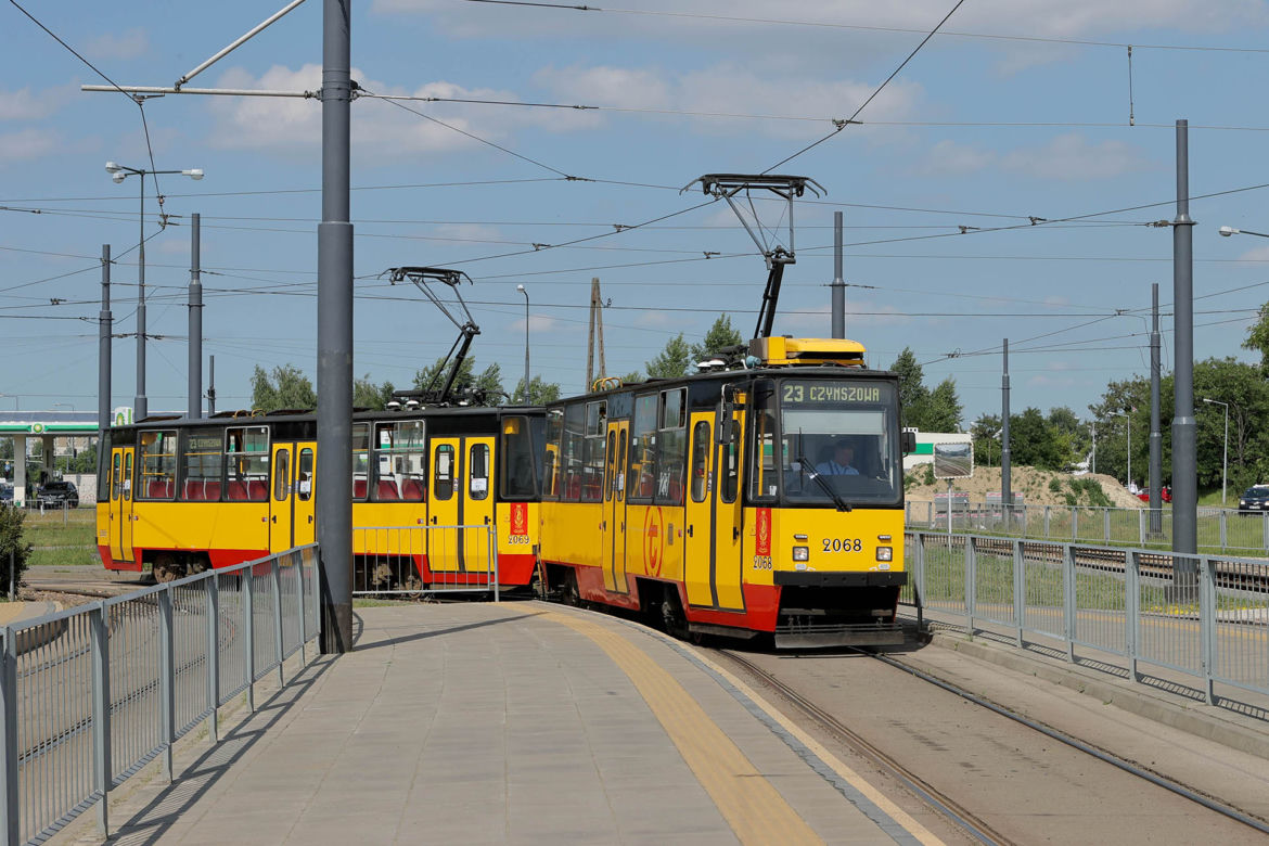 Gorąc w warszawskich tramwajach
