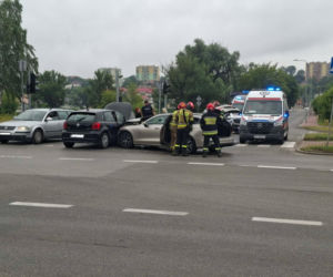 Wypadek na skrzyżowaniu w Starachowicach