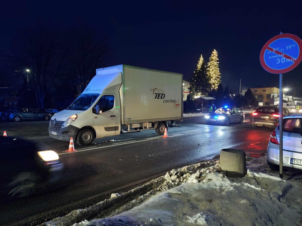 Potrącenie pieszego w Wąchocku