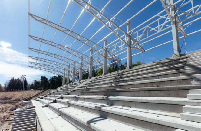 Remont stadionu Granatu w Skarżysku-Kamiennej