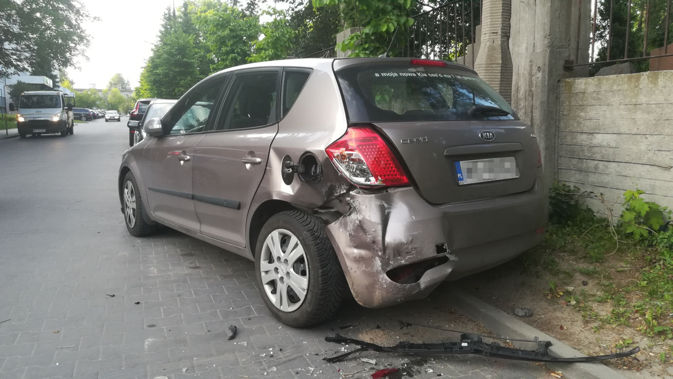 Pijany nastolatek spowodował wypadek