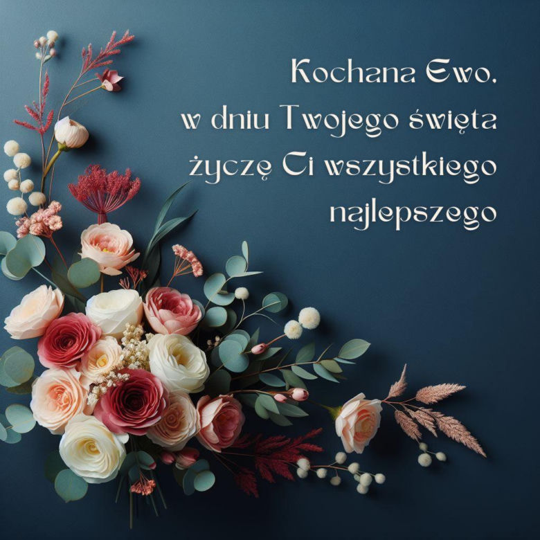Darmowe kartki imieninowe dla Ewy 