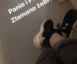Monika Miller ma, jak się okazuje, od trzech tygodni złamane żebro 