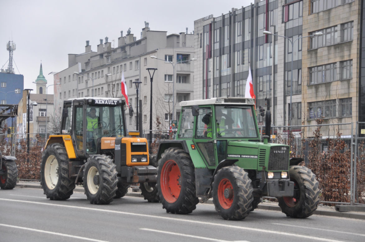 Strajk rolników w Kielcach. 14 marca 2024