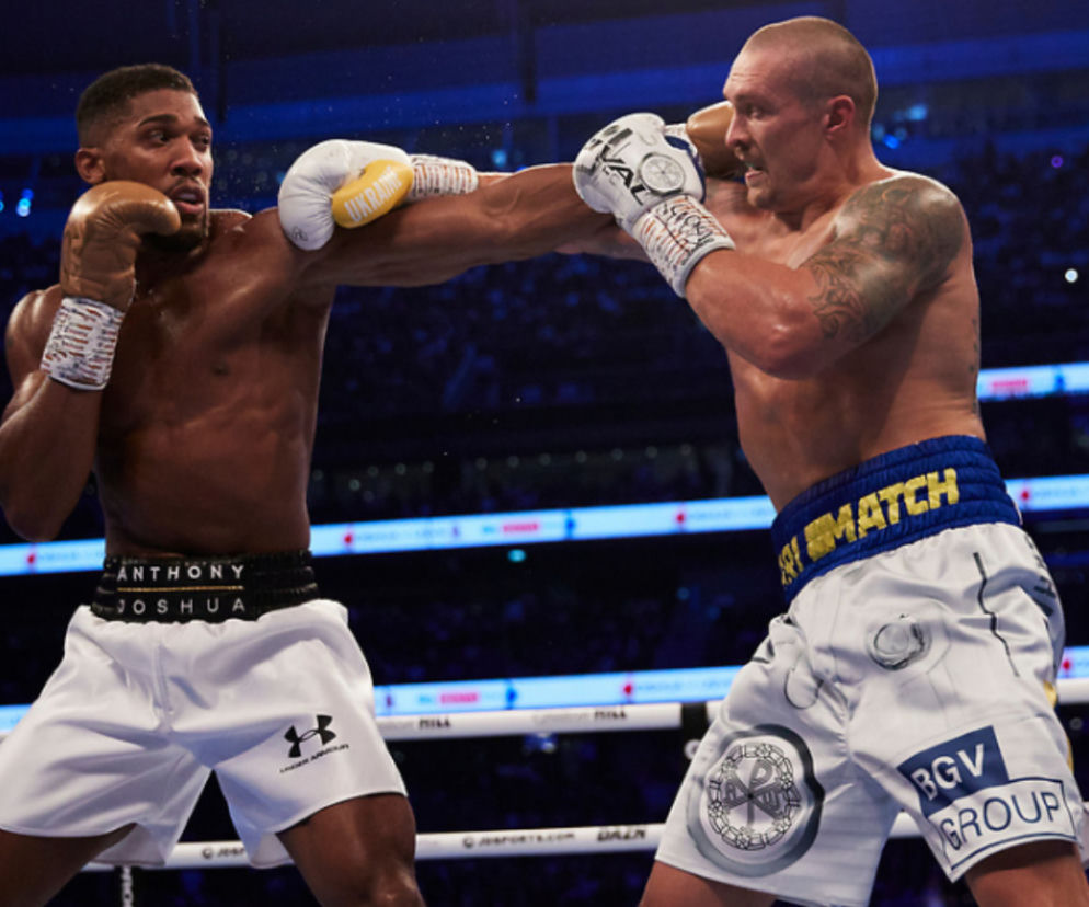 Anthony Joshua i Ołeksandr Usyk