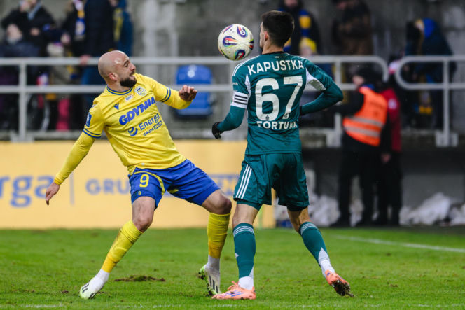 Arka Gdynia - Legia Warszawa: Zdjęcia z boiska