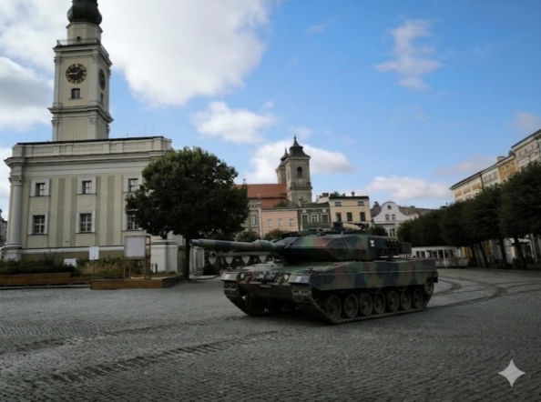 Leopard  i inny ciężki sprzęt na rynku w Lesznie? Wojsko planuje pokaz potęgi w centrum miasta