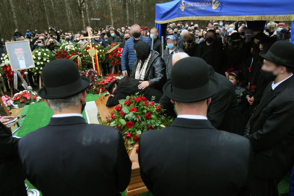 Poświęcenie nowego nagrobka Krzysztofa Krawczyka