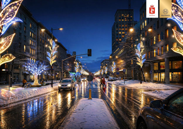 Takiej jeszcze nie było. Iluminacja świąteczna rozświetli Warszawę - ZDM Warszawa