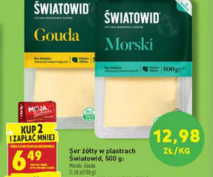 ser żółty w plastrach 12,98 zł/kg