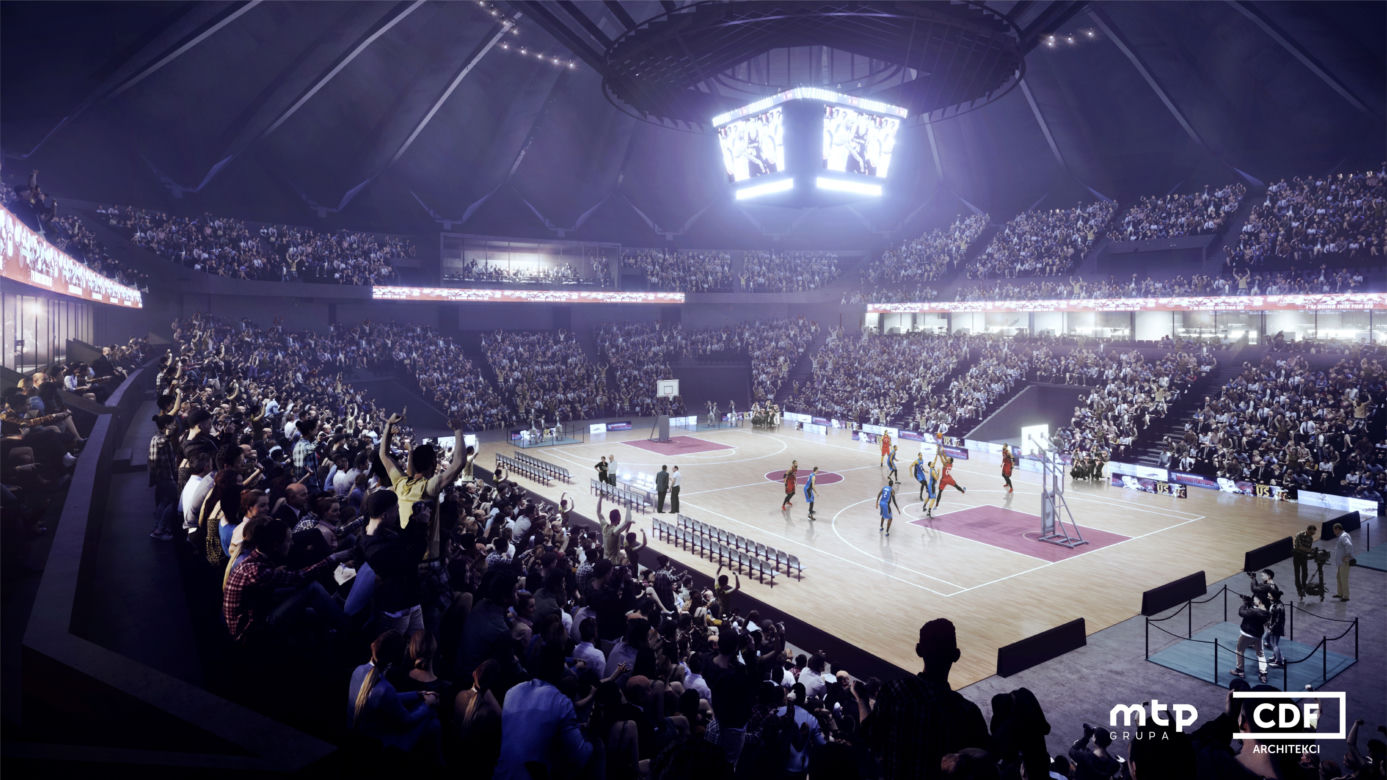 Arena po modernizacji - wizualizacja